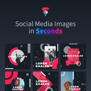 social media images in seconds