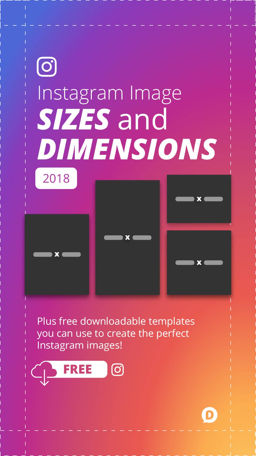 Instagram Image Sizes For 2018 Download These Free Templates | Hack ...