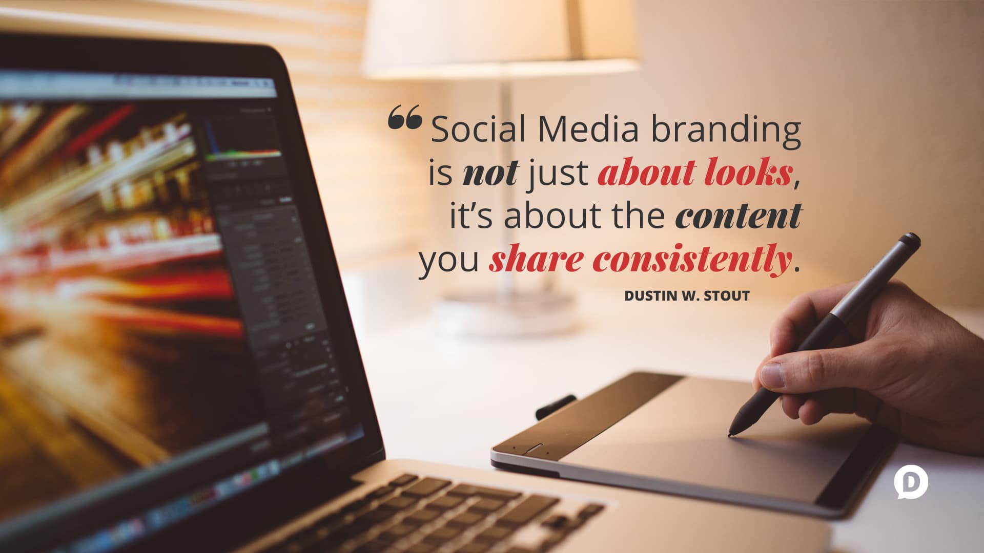 social media branding quote