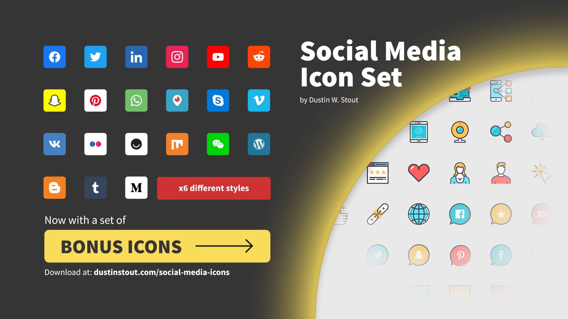 Social Media Icons: Free and Always Updated
