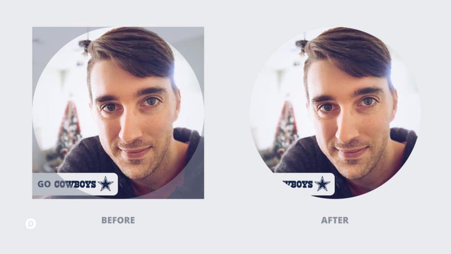 facebook profile image with edges cut off